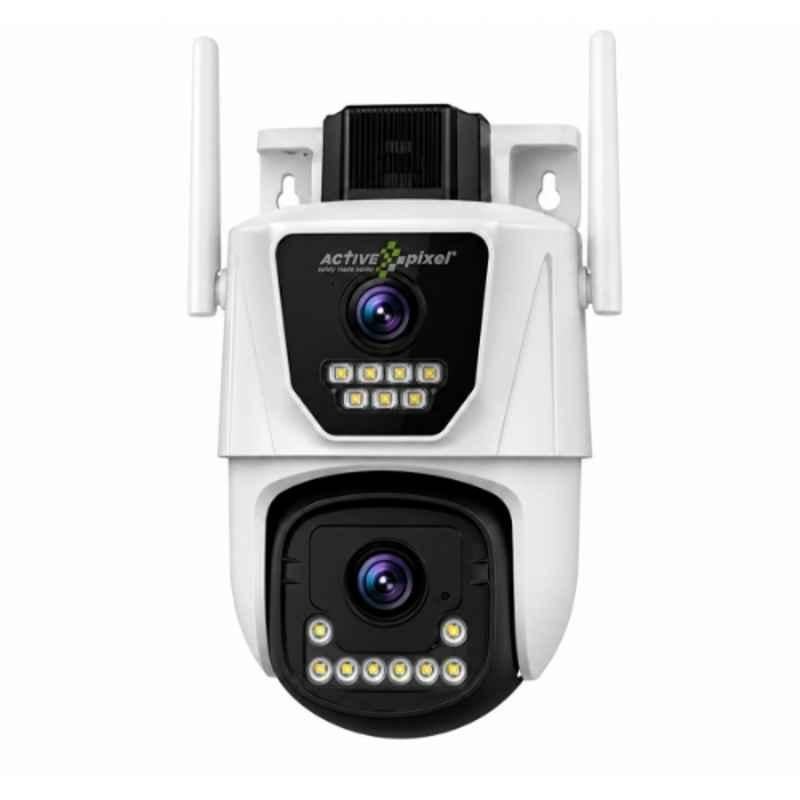 Active Pixel A14 3MP+3MP Dual Lens Linkage Pan Tilt WiFi Camera with Two Way Audio & Auto Human Tracking