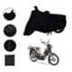 Riderscart Polyester Black Waterproof Two Wheeler Body Cover with Storage Bag for TVS XL100 COM i-Touch Start BS6