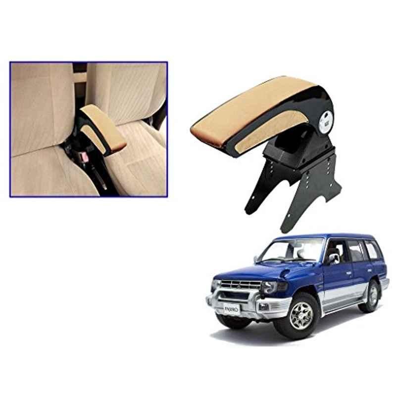 Kozdiko Beige Chrome Armrest for Mitsubishi Pajero, koz_15593