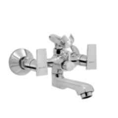 Somany Olive Brass Chrome Finish Wall Mixer Provision for Telephonic Arrangement With Crutch, 272200330021