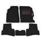 Elegant Carry 5 Pcs Polypropylene Black Carpet Car Floor Mat Set for Hyundai Brio