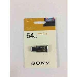 Sony Pendrive Tiny Metal 64Gb Usm64Mx Usb 2.0 Pen Drive