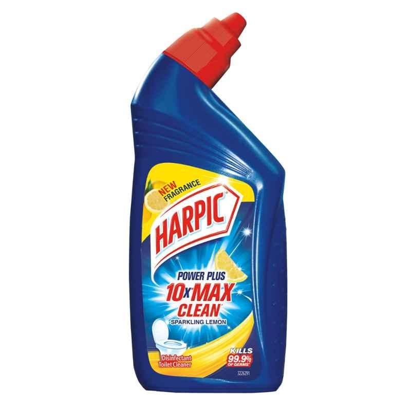New Harpic Disinfectant Bathroom Cleaner Lemon Fresh Bottle 500ml