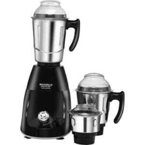 Maharaja Whiteline Turbo Prime Deluxe 750W Black Mixer Grinder with 3 Jars, MX-215