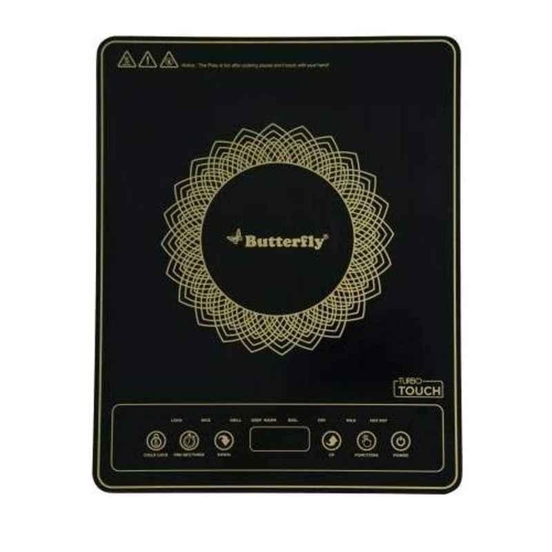 Butterfly Turbo Touch 1800W Black Induction Cooktop