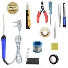Hillgrove HGCM134 25W Electronic 13 in 1 Mobile Soldering Iron Equipment Tool Kit
