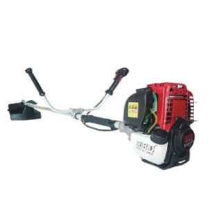 RBD 2HP 35cc 4 Stroke Sidepack Brush Cutter with 80T, 3T, Tap n Go Blade, Baffle Gaurd & Weeder Attachement for Grass Cutting