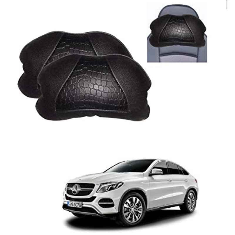 Kozdiko 2 Pcs Black Neck Rest Cushion Pillow Set for Mercedes Benz GlE-Couple