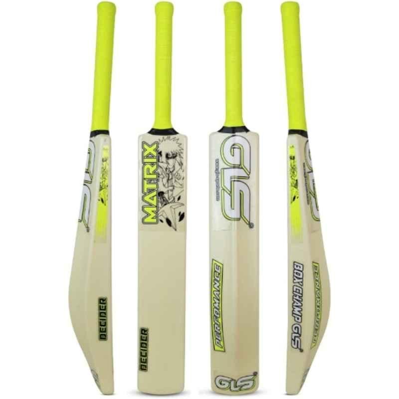GLS Matrix 800-850g PVC Full Size Orange & Green Full Size Cricket Bat for Age 15+ Years