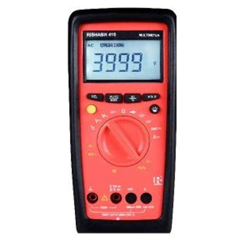Rishabh 410 Digital Multimeter AC Volt Range 400mV to 1000V