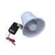MME 220V 1km White Plastic Industrial Police Tone Siren