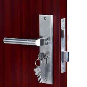 Voltizi 8 inch ‎Stainless Steel ‎Matt Finish Mortise Main & Bedroom Lock Set, ‎MG303