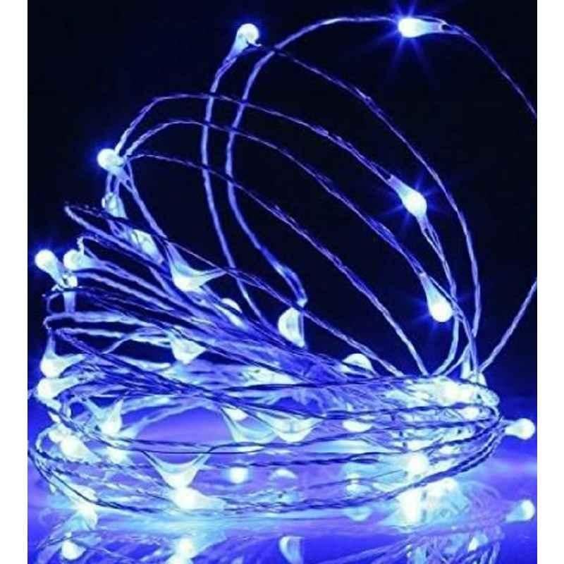 Buy Tucasa 3m Battery Operated Blue LED Copper Wire String Light