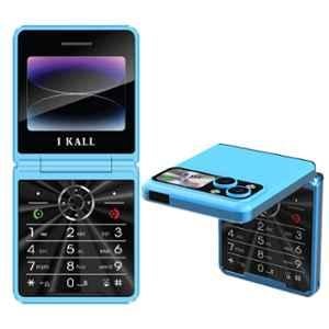 I Kall K42 2.4 inch Display Blue Flip Keypad Feature Phone