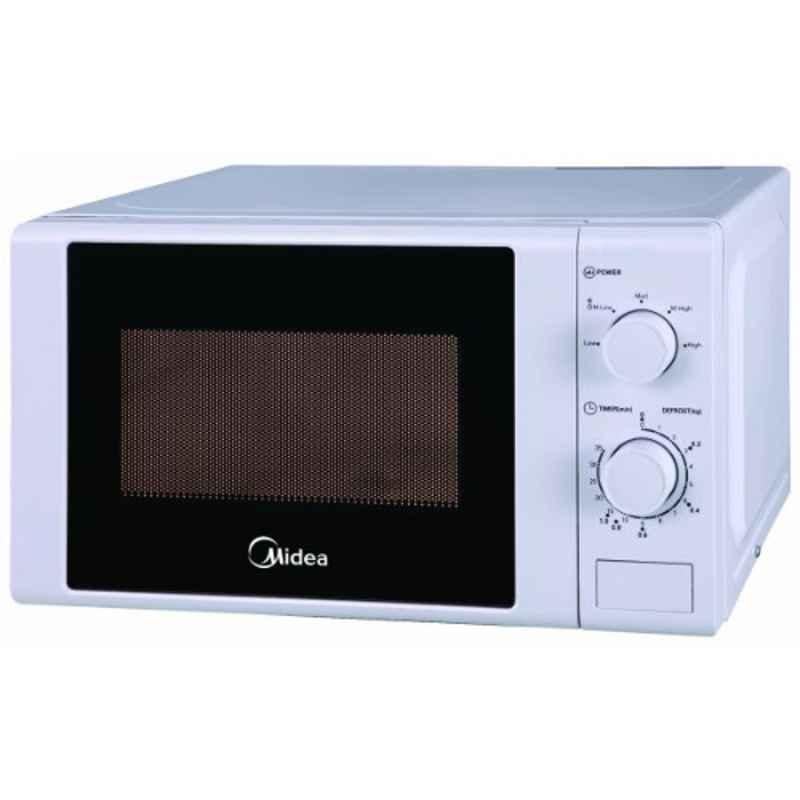 Midea 700W 20L White Microwave Oven, MM720CGEW