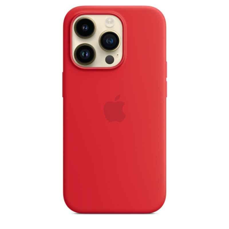 Apple Silicone Red Case for iPhone 14 with MagSafe, MPRW3ZE/A