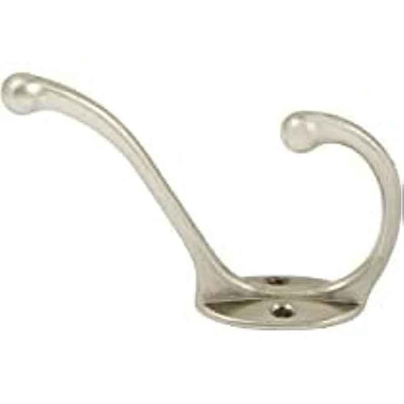 Robustline Stainless Steel Hat & Coat Robe Hook Coat with Round Base (Pack of 10)