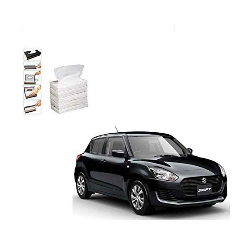 Kozdiko 100 Pulls Dispenser Box Refiller Tissue Paper with 200 Sheets for Maruti Suzuki Swift 2018 (Pack of 5)