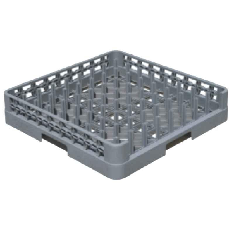 Baiyun 50x50x10cm Gray 64-Compartment Open Plate & Tray Rack, AF11016