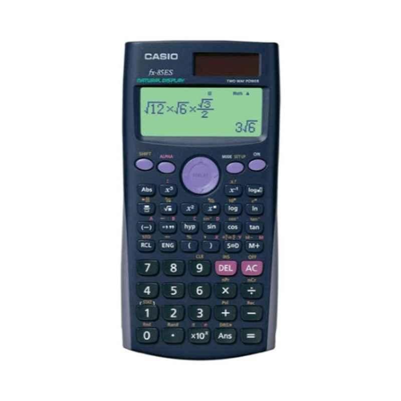 Casio FX-85es 12x85x155mm Plastic Black Dot Matrix Display Scientific Calculator