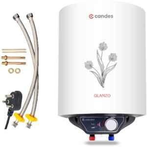 Candes Glanzo 10 Litre 2000W White Storage Water Geyser