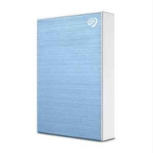Seagate One Touch 4TB Light Blue Hard Disk Drive with Password Protection & 3 Years Data Recovery Services, STKY4000402