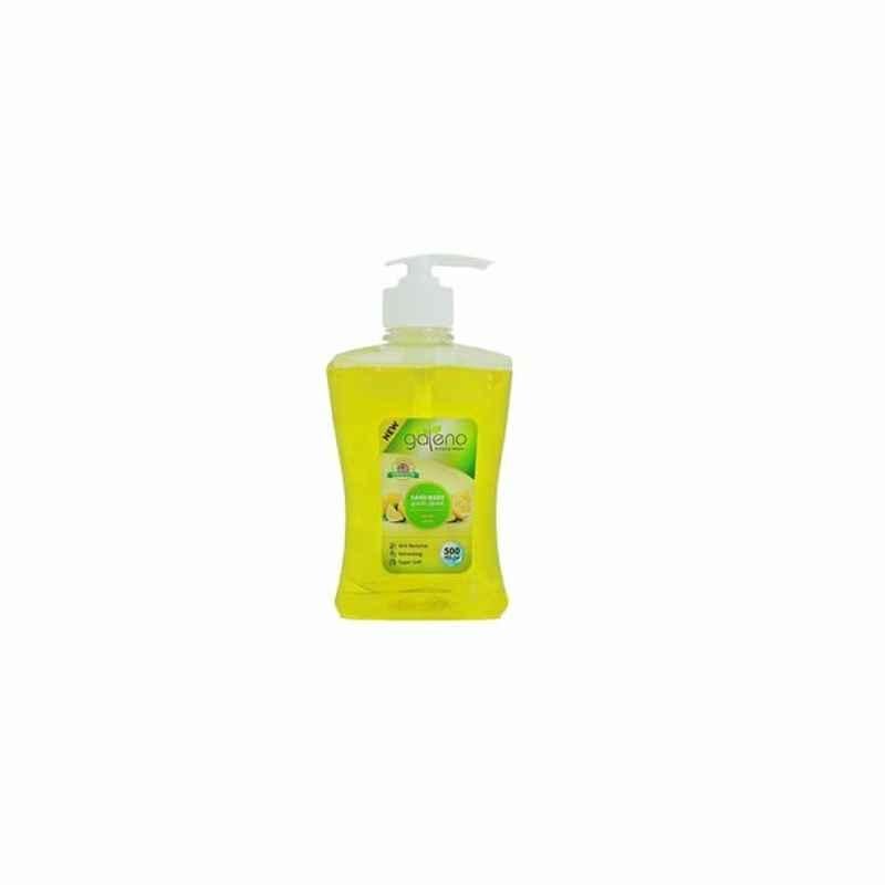 Galeno Anti-Bacterial Liquid Hand Wash, GAL0291, Lemon, 500ml