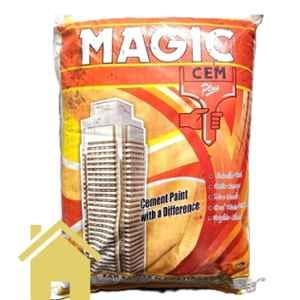 Magic Paints Cem Plus 25kg Rose White Matte Finish Decorative Waterproof Cement Paint