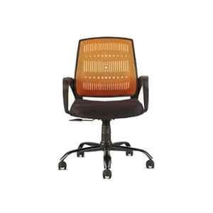 CELLBELL Neso C106 Mesh Medium Back Orange Ergonomic Chair, CBHKFOC1252