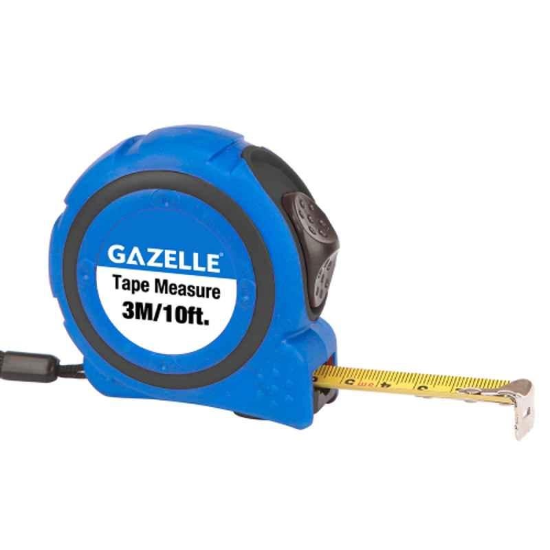 Gazelle 10ft Measuring Tape with Rubber Cover, G80106