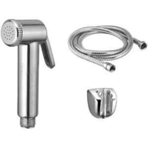 IRIS Brass Chrome Finish Health Faucet with 1m Stainless Steel Tube, Eco 3507