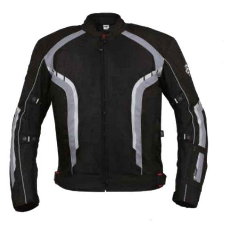 Biking Brotherhood Orange Cordura & Mesh Panel Xplorer Riding Jacket, Size: Medium