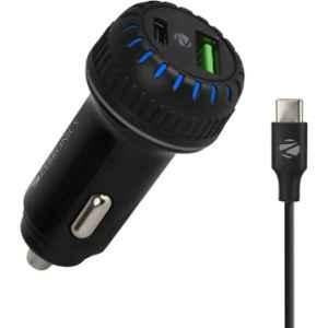 Zebronics ZEB-CC5236Q Black 3A Dual USB Turbo Car Charger with USB Cable