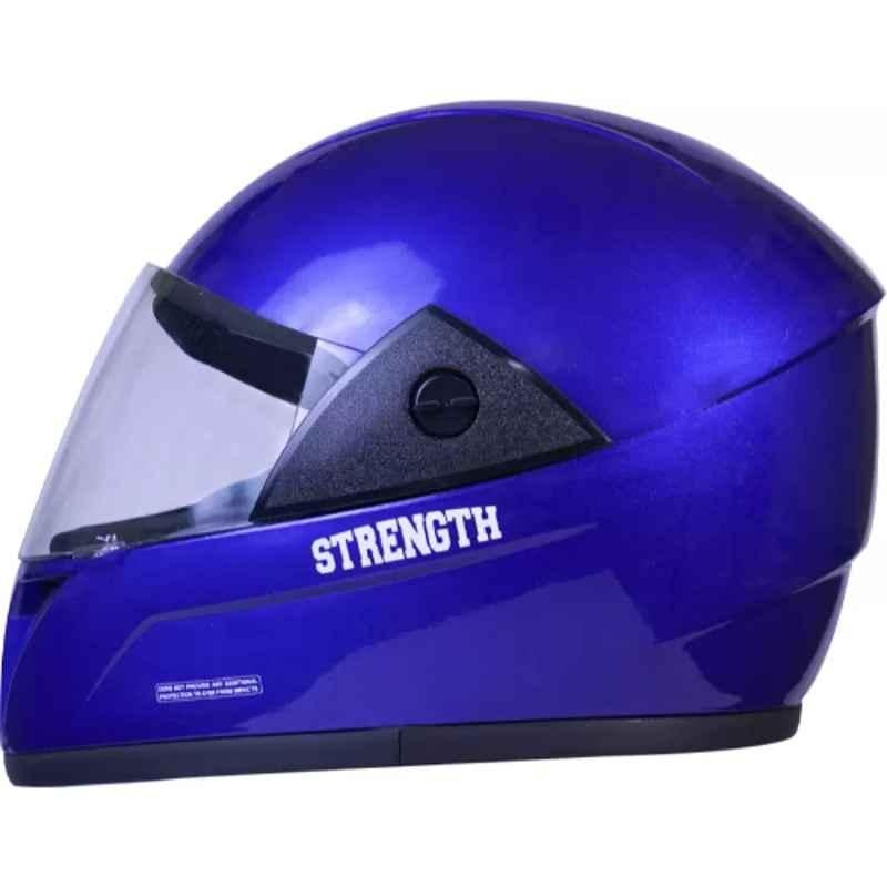 Turtle Large Blue Strength Motorbike Helmet, THC-1032