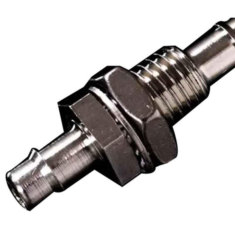 Lab Plus Metal Bulkhead Connector Straight, LP-10363