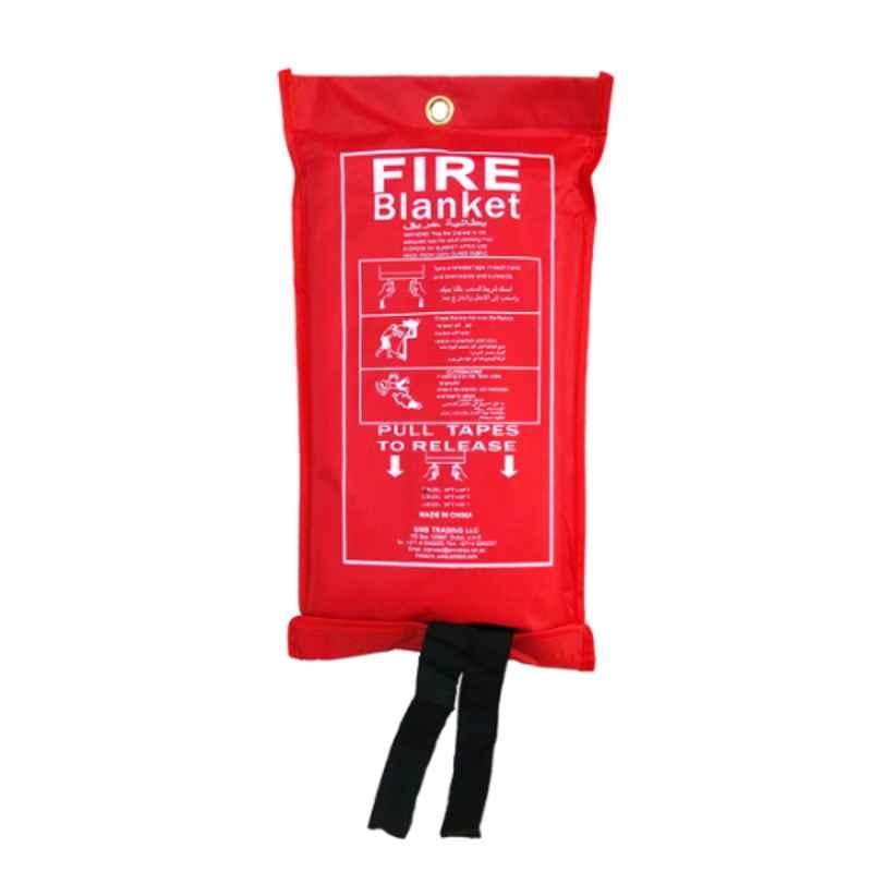 Taha Safety Fiberglass Cloth White Fire Blanket, Size: 4x4ft