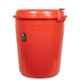 KKR 30L Plastic Red Round Heavy Duty Bucket with Lid
