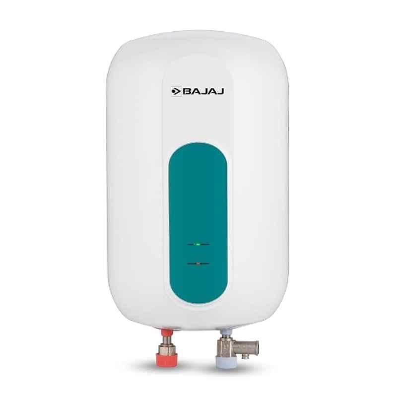 Bajaj Aquaquick 5.9 Litre 3000W White & Blue Instant Water Heater with 2 Years Warranty, 151042