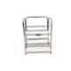 Charvi 24x18 inch Stainless Steel Square Pipe Shoe Rack