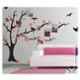 Kayra Decor 100x70 inch PVC Family Tree Wall Design Stencil, KHSNT377
