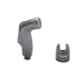 Elegant Casa ABS Health Faucet with Wall Hook & 1m Stainless Steel Braided Rubber Hose Pipe, Brezza 1812