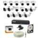 D-Link 2MP CCTV Camera Kit with 8 Pcs Dome Camera, 8 Pcs Bullet Camera, 1 Pc 16 Channel DVR, 1 Pc 2TB Hard Drive & All Accessories