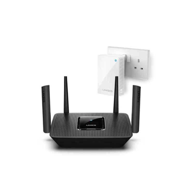 Linksys AC2200 400+867+867 Mbps Tri-Band Mesh Wi-Fi Router with 1 Velop Plug-In Node Set, MR8300-ME-BDL