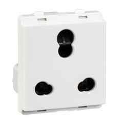 Schneider Electric Zencelo 6A Neon White Full Flat Bell Push Switch, IN8485 (Pack of 10)