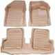 Oscar 5D Beige Foot Mat For Hyundai Accent 1999-2013 Set