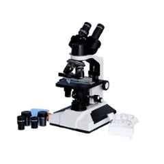 Labcare 1500X LED Illumination Student Binocular Microscope with Semi-Plan Achro Objectives Kit, LB-M01