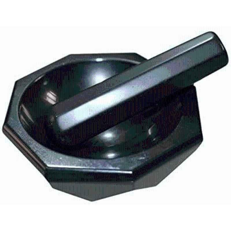Lark 4 inch Agate Grey Mortar & Pestle