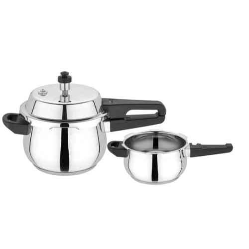 Triply Stainless Steel Pressure Pan Cooker, 2L & 3L, Pressure Cooker