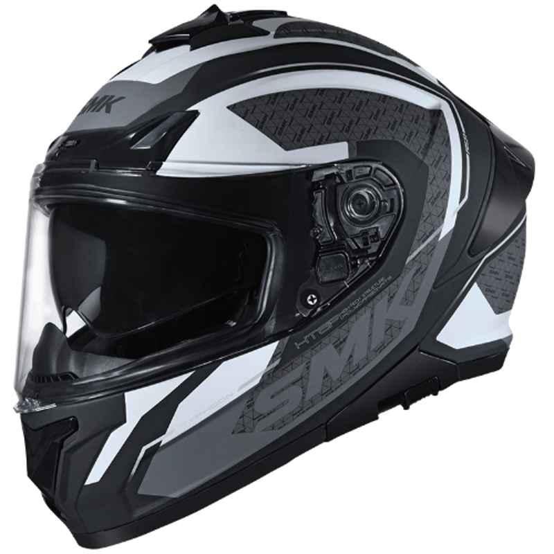 SMK Typhoon RD1 Multicolour Full Face Motorbike Helmet, MA216, Size: Extra Large