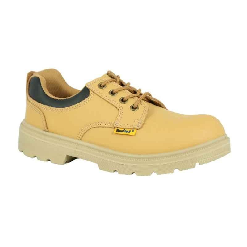 Vaultex LNS Leather Honey Safety Shoes, Size: 45